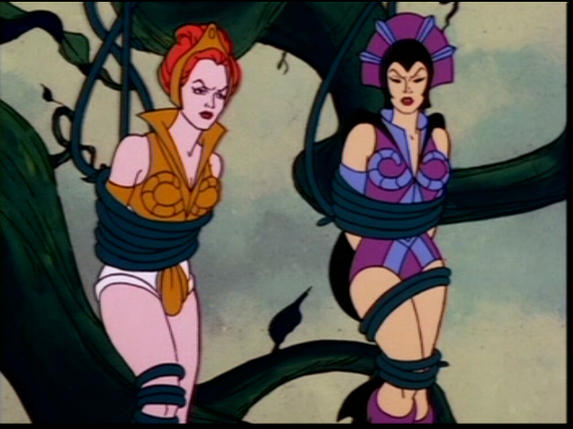 Teela & Evil-Lyn (He-Man and the Masters of the Universe: Evil Seed) .